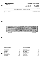 Blaupunkt CP-2990 - Service Manual